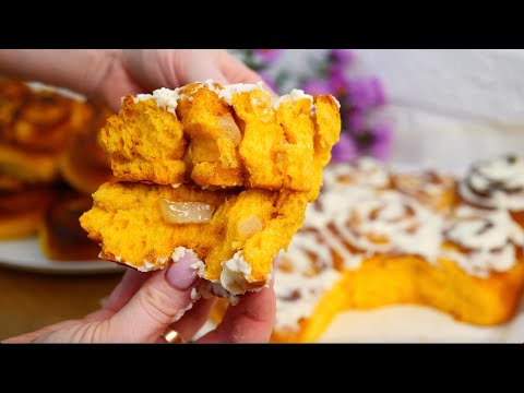 Видео: ГОТУЮ НАЙСМАЧНІШІ БУЛОЧКИ З КОРИЦЕЮ, ГАРБУЗОМ І ЯБЛУКАМИ🍎