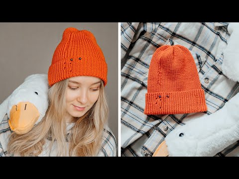 Видео: ШАПКА Бини с дырками и модной макушкой🔥 | Мастер-класс  🧶