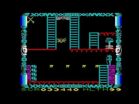 Видео: Super Robin Hood ZX Spectrum © 1987 Codemasters - Full complette Полное прохождение