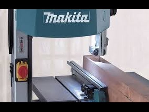 Видео: ленточная пила Makita LB1200F