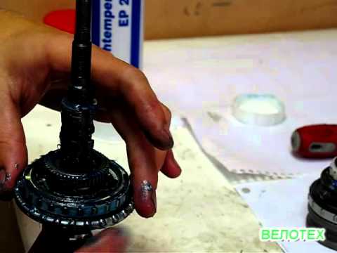 Видео: Переборка планетарной втулки Shimano Alfine 8