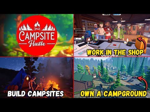 Видео: Последний взгляд на эту потрясающую новую игру! (Campsite Hustle)