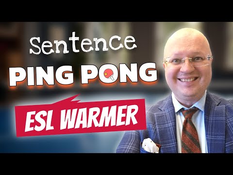 Видео: Sentence Ping Pong: простая игра для изучения английского как иностранного языка, развивающая сло...