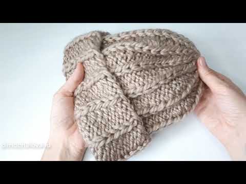 Видео: Шапка из одного мотка пряжи за вечер