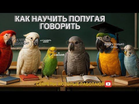 Видео: Как научить попугая говорить: советы, которые реально работают!