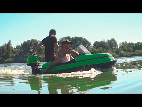 Видео: ЛОДКА ИЗ КОЛЯСКИ МОТОЦИКЛА ИЖ. ИСПЫТАНИЯ, ПРОГУЛКА. ЧАСТЬ 4\BOAT FROM MOTORCYCLE SIDECAR. PART 4