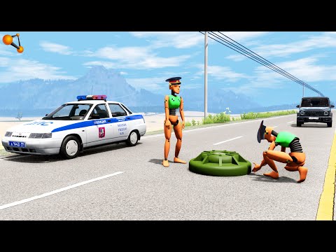 Видео: ОГОНЬ НА ПОРАЖЕНИЕ! ПРОТИВОТАНКОВЫЕ МИНЫ ДПС | BeamNG.drive