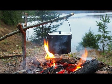 Видео: Дикая кухня - Уха в походе.