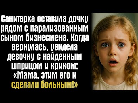Видео: Санитарка оставила дочку рядом с парализованным сыном бизнесмена. Когда вернулась, увидела девочку..