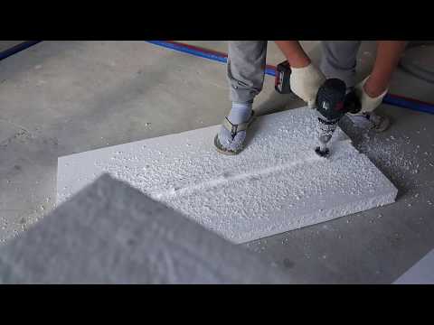 Видео: как выбрать паз в пенопласте под трассу отопления ч 2