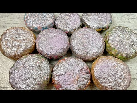 Видео: Painted soap * Recycled soap cutting * Relaxing sounds * Резка крашенных залипушек * Хруст мыла🤍