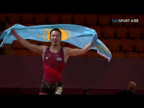 Видео: Грек-рим күресі. Азия чемпионаты. 60 кг. Айдос Сұлтанғали - жеңімпаз