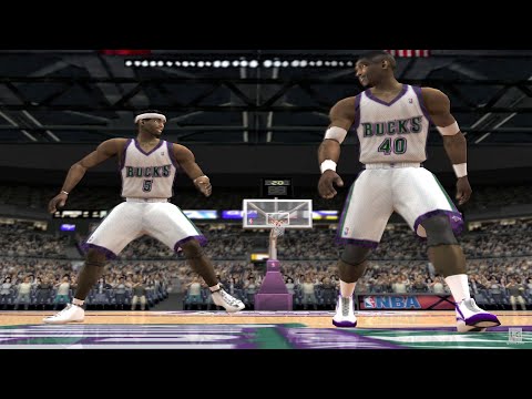 Видео: NBA Live 2003 — игровой процесс на GameCube (4K60 кадров в секунду)