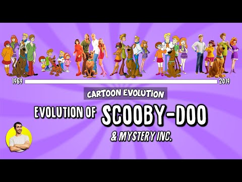Видео: Эволюция СКУБИ-ДУ — 50 лет спустя | ЭВОЛЮЦИЯ МУЛЬТФИЛЬМОВ