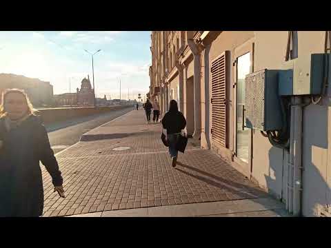 Видео: Прогулка по Санкт-Петербургу | Спокойная городская прогулка с аутентичной русской атмосферой