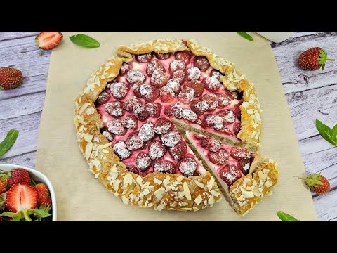 Видео: Овсяная ПП ГАЛЕТА с творогом и клубникой. ПРОЩЕ НЕКУДА!