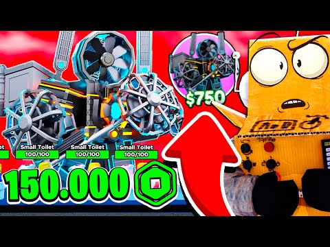 Видео: НОВЫЙ ТИТАН FANMAN ЗА 150.000 РОБУКСОВ! 91 СЕРИЯ ROBLOX Toilet Tower Defense