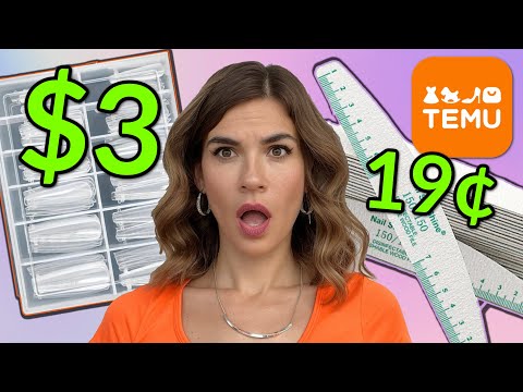 Видео: 50+ Материалов для Ногтей с Китайского сайта Temu | Силиконовые Вкладки для Френча