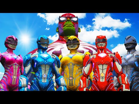 Видео: паук-халк против могучих рейнджеров 2017