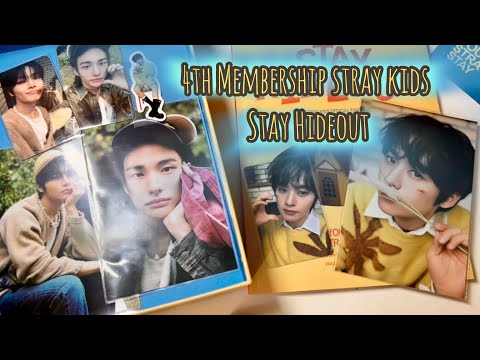 Видео: Распаковка 4th Membership Stray Kids — Stay Hideout