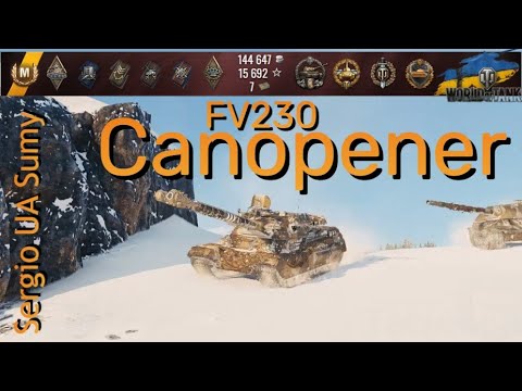 Видео: WoT твій ріплей / FV230 Canopener / Лютий " статист" / No comments