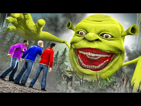 Видео: НЕ ХОДИ НА СТРАШНОЕ БОЛОТО! ОГРОМНЫЙ ШРЕК ПОЖИРАТЕЛЬ ОХОТИТСЯ НА НАС! УГАР И БЕЗУМИЕ В Garry`s Mod