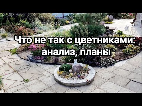 Видео: Прогулка в конце августа, анализ цветников, планы
