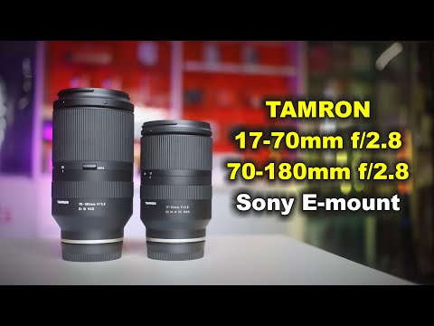 Видео: Обзор Tamron AF 17-70mm f2.8 и AF 70-180mm f2.8 на Sony A6400