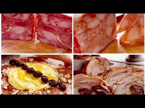 Видео: ТОП-3 ПРАЗДНИЧНАЯ ВЕТЧИНА РУЛЕТ Лучшие рецепты мясной нарезки💯