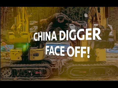 Видео: Противостояние китайских копателей: гонка по копанию, гонка за рулём, битва толкателей, испытание...