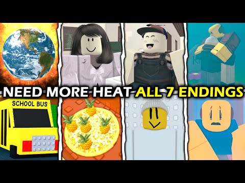 Видео: NEED MORE HEAT - (Полная игра + Все 7 концовок) | Roblox