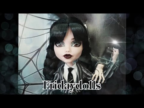 Видео: Обзор - распаковка куклы Wednesday Monster high 2024 / Монстер хай Вэнсдей