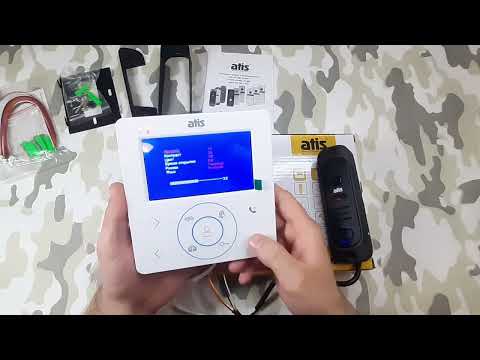 Видео: Комплект видеодомофона ATIS AD-480 W Kit box