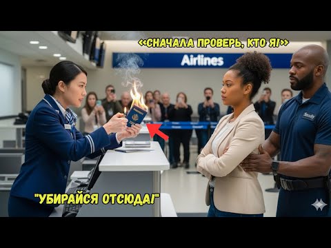 Видео: Охранник сжигает паспорт чернокожей девушки при всех, не зная, что она — главный инспектор в FAA США