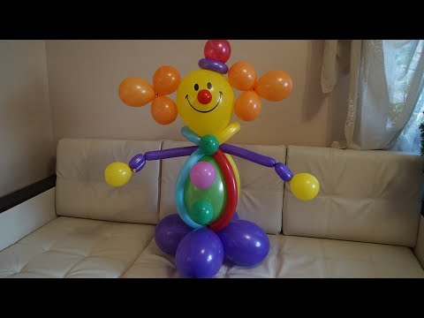 Видео: Клоун из воздушных шаров 2018. Clown of Balloons 2018
