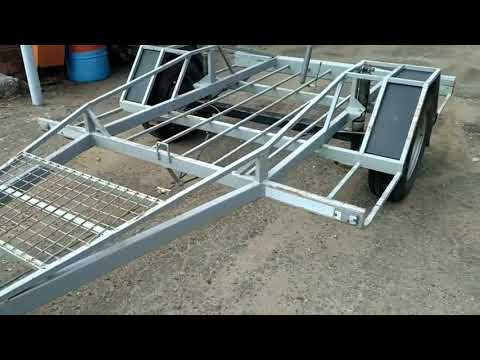 Видео: Обзор прицепа для ШЕРПА Марки 7174. Прицеп для вездехода