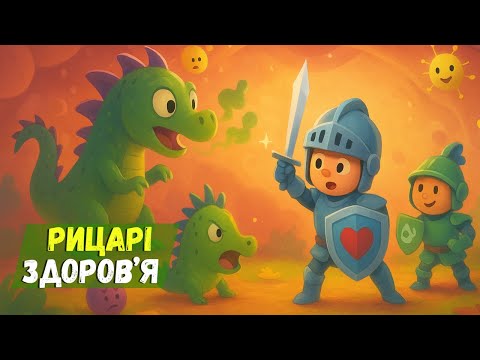 Видео: Мікроби та Рицарі здоров'я. Казка для дітей про важливість мити руки