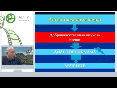 Видео: Гулиев Б Г - Ангиомиолипома: современные тенденции в лечении  Рекомендации EAU и AUA