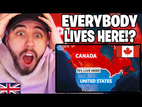 Видео: Реакция британца на 15 удивительных географических фактов о Канаде