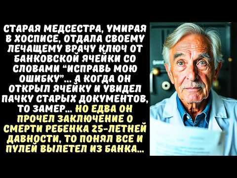 Видео: МЕДСЕСТРА перед смертью отдала ВРАЧУ ключ от ячейки, а когда тот увидел, что внутри, похолодел...