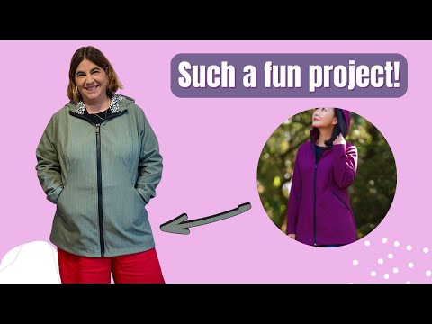 Видео: Обзор выкройки куртки «Андес» | Шитьё из ткани софтшелл (Itch-to-Stitch)