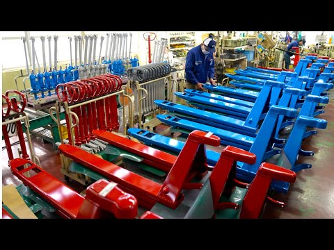 Видео: Процесс массового производства ручных тележек. Завод ручных тележек в Японии.