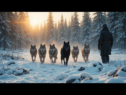 Видео: Одинокий ветеран спас 5 раненых волков — трогательная история чуда в снегах Архангельска