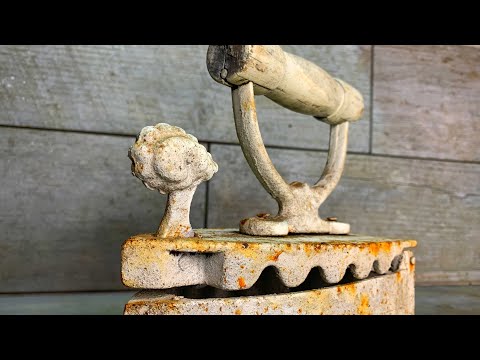 Видео: Реставрация Старинный утюг 1900-х годов. Испытания в пустыне и Невероятная ручка.