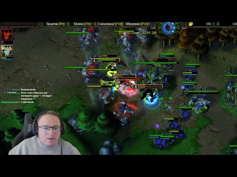 Видео: Ультрапотный ночной Warcraft III от Вудуша | Night Elf VS Undead