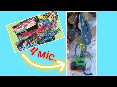 Видео: 4 місяці використання Міні- пили "вихідного дня"  Pro-craft