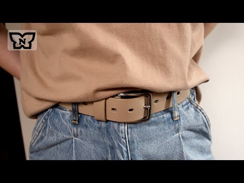 Видео: Один из самых простых ремней из кожи
