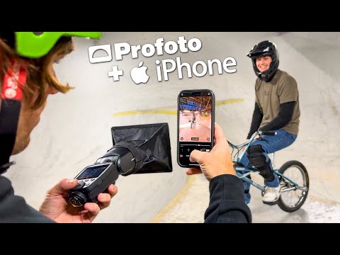 Видео: Фотосъемка со вспышкой на IPHONE!! - Profoto A10 / iPhone 16 Pro Max