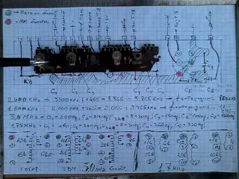 Видео: ОКЕАН 209, 214 перестройка на 1,7  3,0 MHz часть 1.