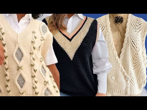 Видео: Вязание: Роскошные ♨️ жилеты для каждого и на любой вкус. Knitting: Luxury Vests.